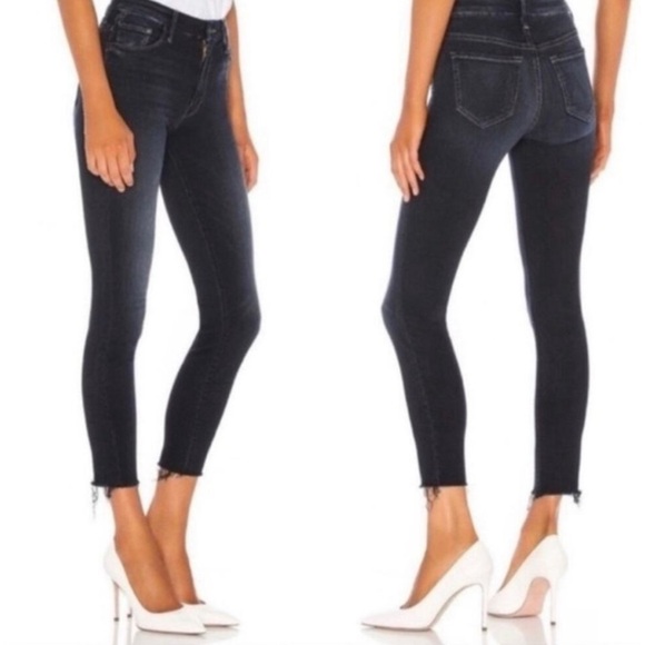 MOTHER High Waisted Looker Ankle Fray‎ Size 26 Wash is Last Call - Picture 1 of 7